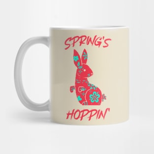 Springs hoppin Red Design Mug